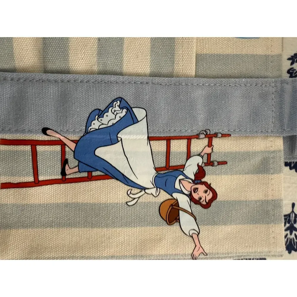 Disney Belle Striped Double Sided Custom Made Trader Joes Mini Tote